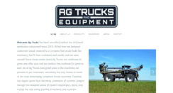 Desktop Screenshot of agtrucksandequipment.com