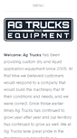 Mobile Screenshot of agtrucksandequipment.com